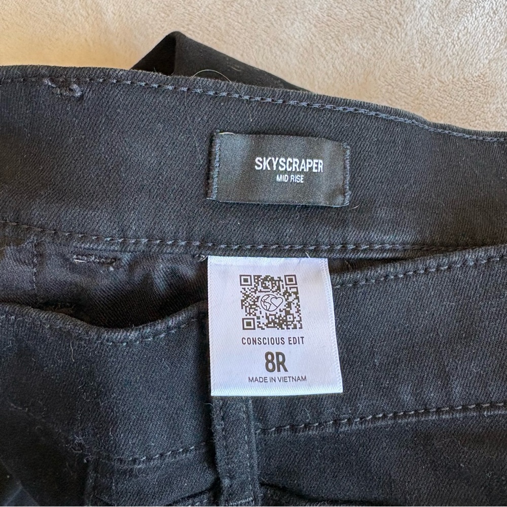 Express Black Denim Pants - Picture 4 of 8